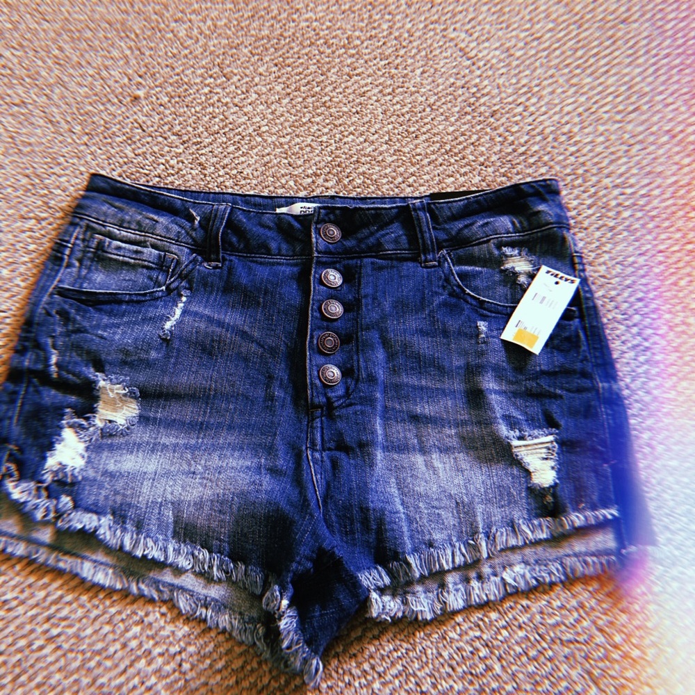 Denim shorts